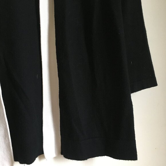 Black and White Trim Contemporary Open Cardigan - Picture 5 of 13